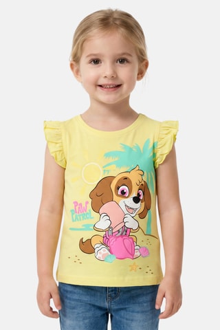 T-shirt Stella Pat’ Patrouille - Jaune - Bleu, jaune et marron