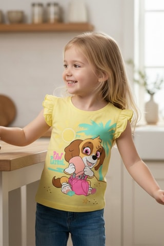 T-shirt Stella Pat’ Patrouille - Jaune - Bleu, jaune et marron