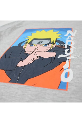 T-shirt Naruto Shippuden - Grijs - Wit, geel en grijs