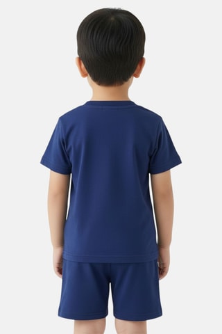 T-shirt en Short Stitch Lilo & Stitch Disney - Marineblauw