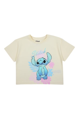 T-shirt Stitch Lilo & Stitch Disney - Jaune