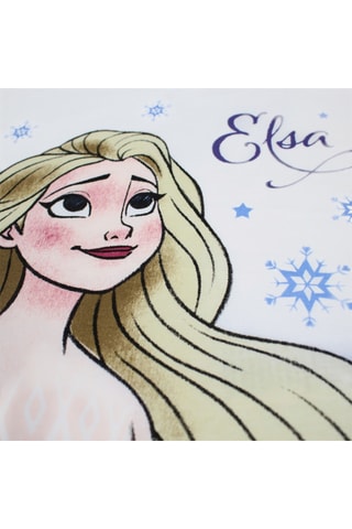 T-shirt Elsa Frozen Disney  - Bianco, giallo e rosa