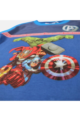 T-shirt Avengers Marvel - Blauw - Blauw