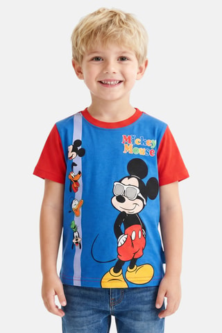 T-shirt Disney - Rood - Rood, blauw en geel