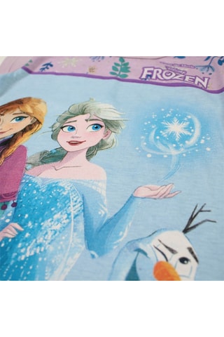 T-shirt La Reine des Neiges Disney  - Blanc, bleu et violet