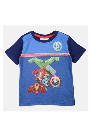 T-shirt Avengers Marvel - Marineblauw - Rood, blauw en groen