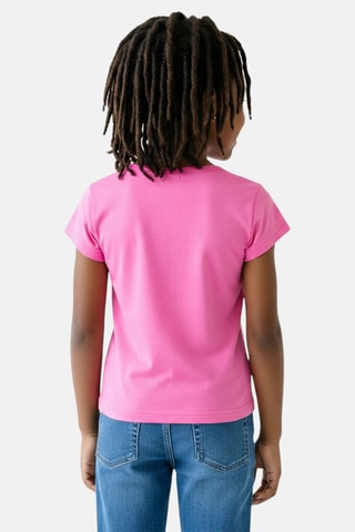 T-shirt Barbie  - Beige, marron et rose