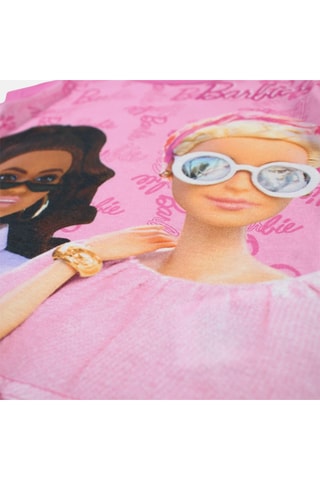 T-shirt Barbie  - Beige, marron et rose