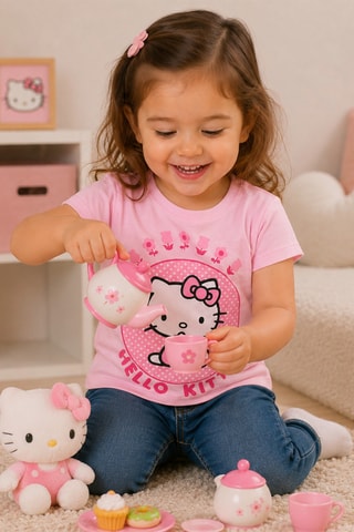 T-shirt Hello Kitty Sanrio  - Rose