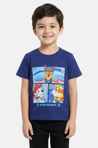 T-shirt Paw Patrol - Blauw - Marineblauw