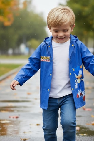 Regenjas met Capuchon Sonic - Marineblauw