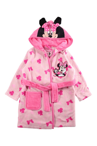 Accappatoio con cappuccio Minni Disney  - Rosa