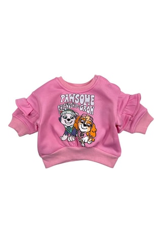 Sweat et jogging polaire Stellla et Marcus Pat’ Patrouille  - Rose