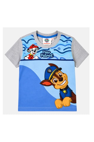 T-shirt Chase & Marcus Paw Patrol - Gemêleerd Grijs - Beige, grijs en bruin