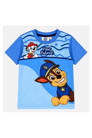 T-shirt Chase & Marcus Paw Patrol - Blauw - Beige, wit, blauw en bruin