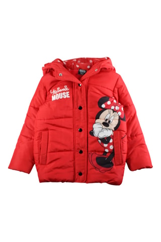 Piumino matelassé con cappuccio Minni Disney - Rosso