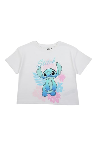 T-shirt Stitch Lilo & Stitch Disney - Blanc