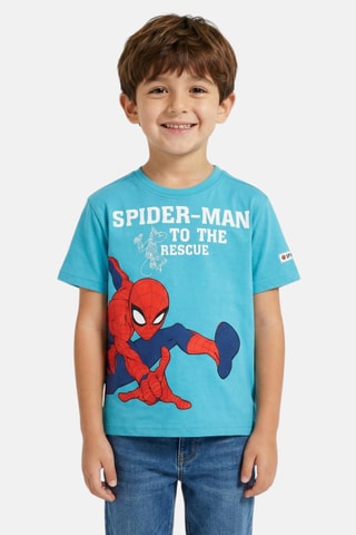 T-shirt Spider-Man Avengers Marvel - Blauw