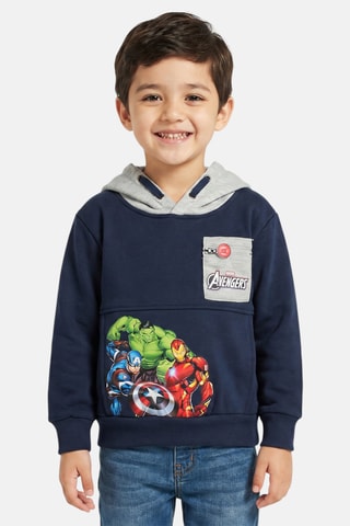 Sweater met Capuchon Avengers Marvel - Marineblauw