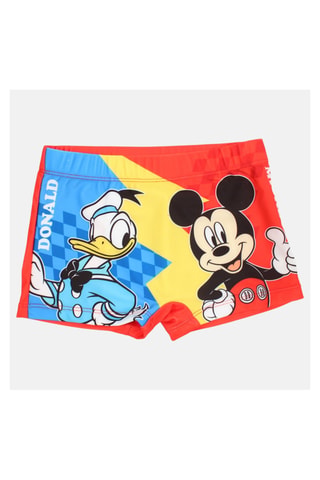 Bikinibroekje Mickey Disney - Blauw en Rood - Rood, blauw en geel