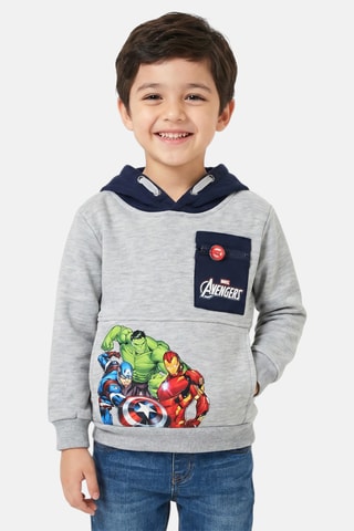 Sweater met Capuchon Avengers Marvel - Grijs