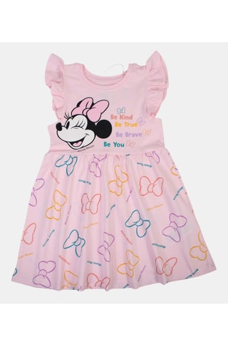 Jurk Minnie Disney - Roze - Wit, geel en roze