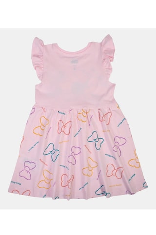 Jurk Minnie Disney - Roze - Wit, geel en roze