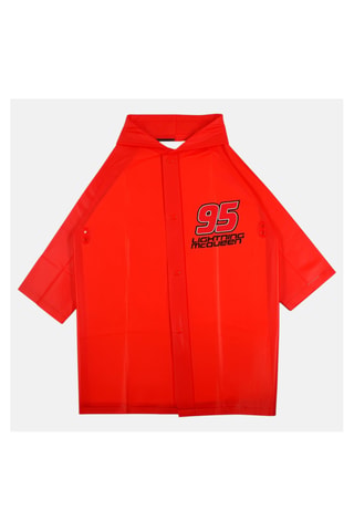 Regenjas met Capuchon Cars Disney - Rood