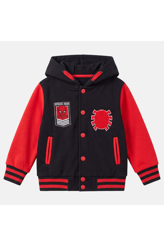 Jasje met Capuchon Spider-Man Avengers Marvel - Zwart
