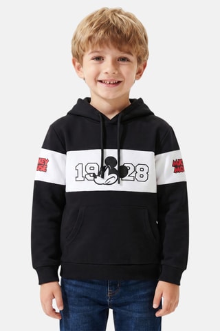 Sweater met capuchon Mickey Disney  - Zwart