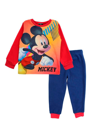 Fleece Pyjama Mickey Disney  - Rood