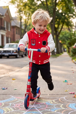 Jasje met Capuchon Spider-Man Avengers Marvel - Rood
