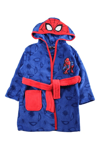 Badjas met Capuchon Spiderman Avengers Marvel  - Blauw