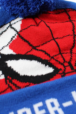 Muts met Pompon Spider-Man Avengers Marvel  - Blauw