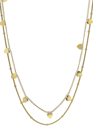 Collier Raven - Acier inoxydable doré 