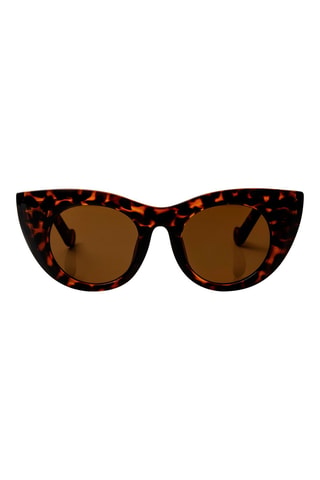 Lunettes de soleil femme - Marron et noir
