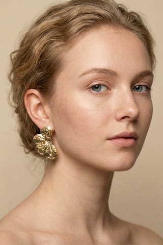Boucles d'oreilles - Plaqué or jaune