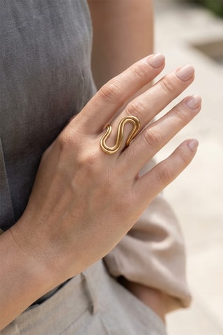 Bague - Plaqué or jaune