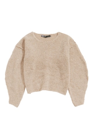 Alpacawollen en Wollen Trui - Beige