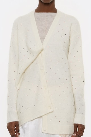 Wollen en Mohair Vest - Ivoorkleurig