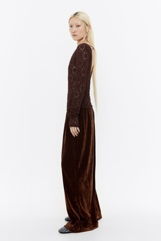 Velours Broek - Bruin