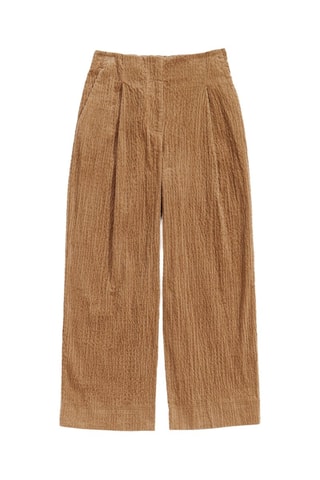 Velours Broek - Bruin