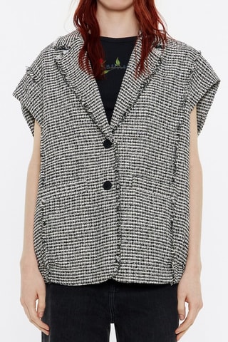 Oversized Jasje - Zwart en Wit