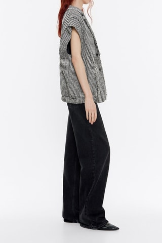 Oversized Jasje - Zwart en Wit