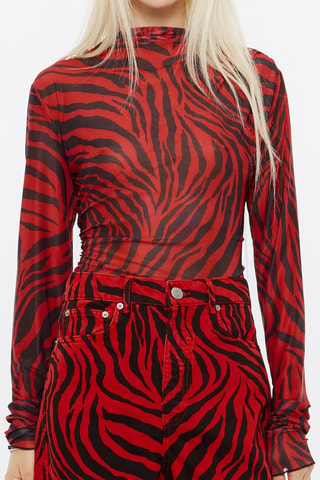 Top - Rood en Zwart