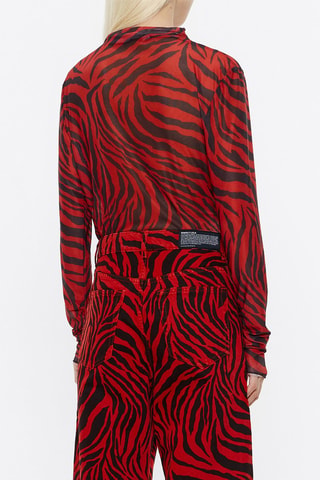 Top - Rood en Zwart