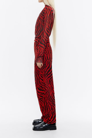 Top - Rood en Zwart