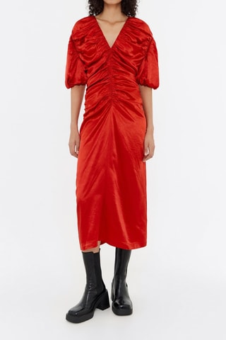 Midi-jurk - Rood