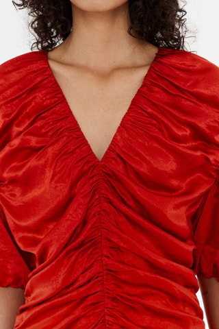 Midi-jurk - Rood