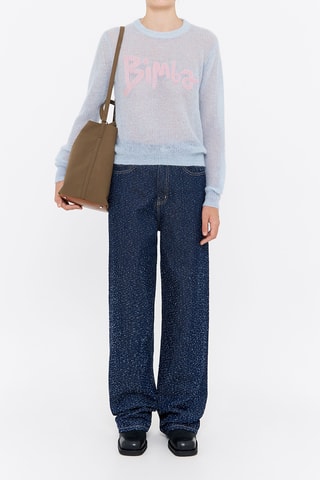 Mohair Trui - Hemelsblauw